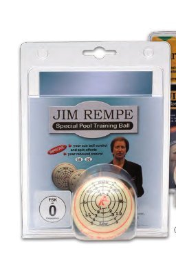 Trainingsball Jim Rempe Original Aramith mit DVD