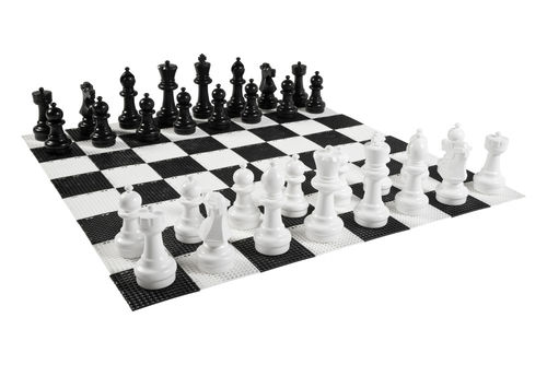 Garten-Schach-Set mit 32 Figuren XL